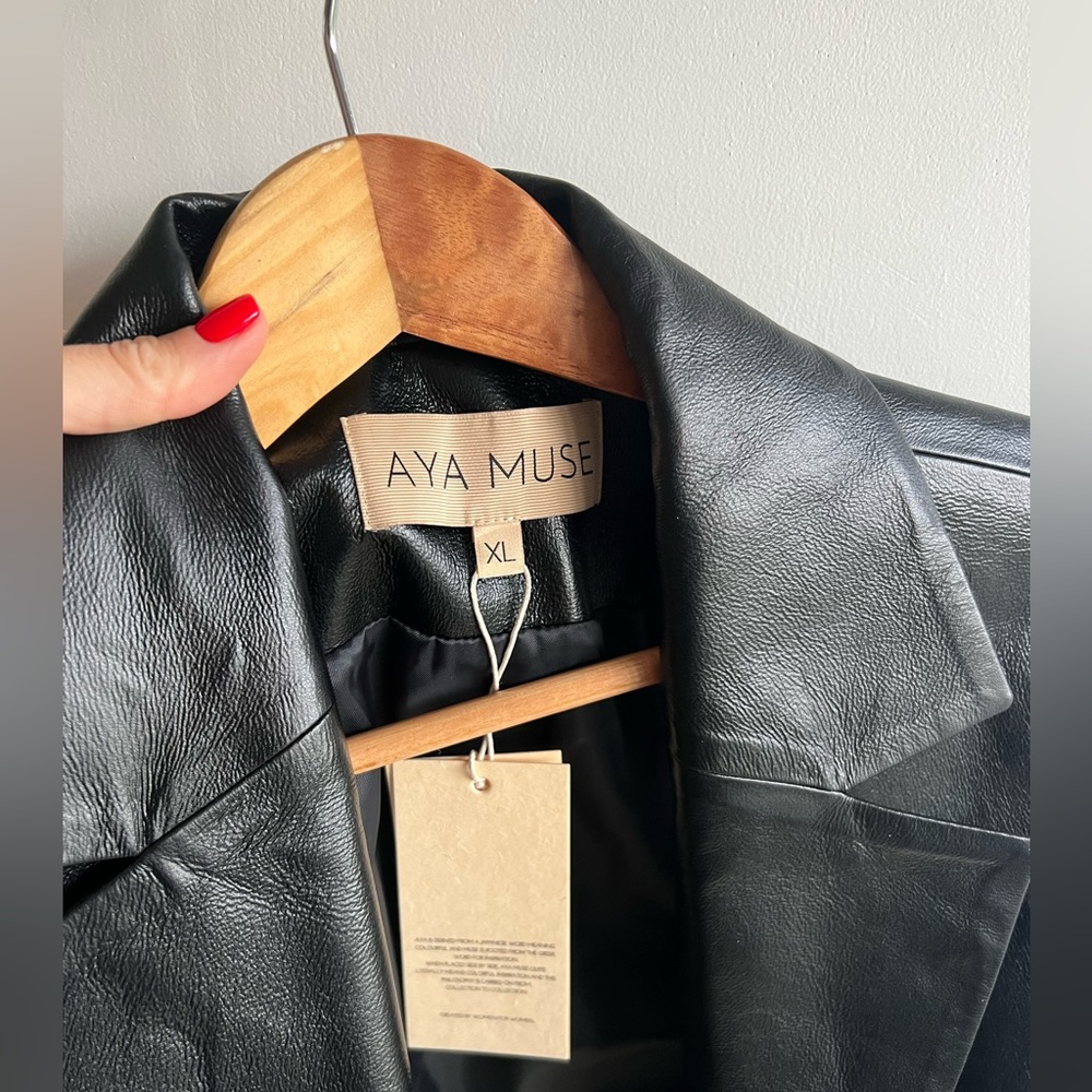 Aya muse leather vest